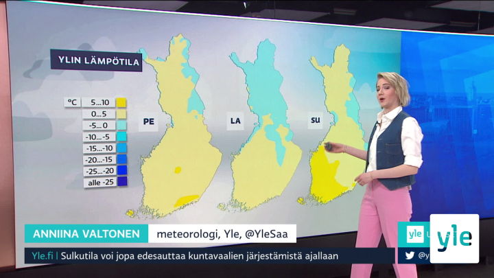 Sääennuste klo 7.40: 26.02.2021 07.49