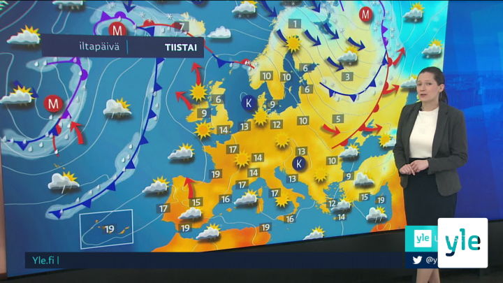 Sääennuste klo 7.40: 02.03.2021 07.47