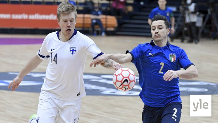 Futsalin EM-karsinta Suomi - Italia: 05.03.2021 21.00