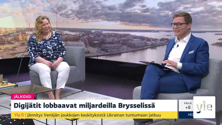 Digijättien lobbaus, Whatsapp-tilien kaappaminen, tekoälyn oma runokirja: 14.04.2021 08.10