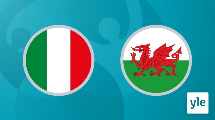 Jalkapallon EURO 2020: Italia - Wales: 20.06.2021 21.00