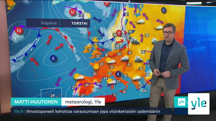 Sääennuste klo 7.40: 23.09.2021 07.58