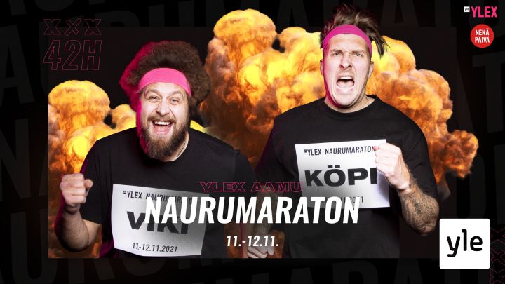 YleX Aamu Naurumaraton 2021 : 13.11.2021 00.00