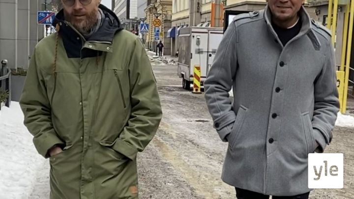 Linnanpuistosta Iskelmäpuisto elokuussa - Asialla promoottorit Mikko Hansson ja Kalle Keskinen