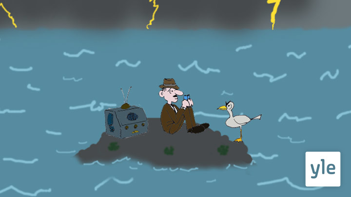 Myrskyä ja ukonilmaa Erakkosaarella