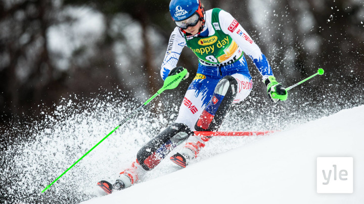 Alppihiihdon MC: Kranjska Gora, naisten pujottelun 1. lasku: 16.02.2020 12.46