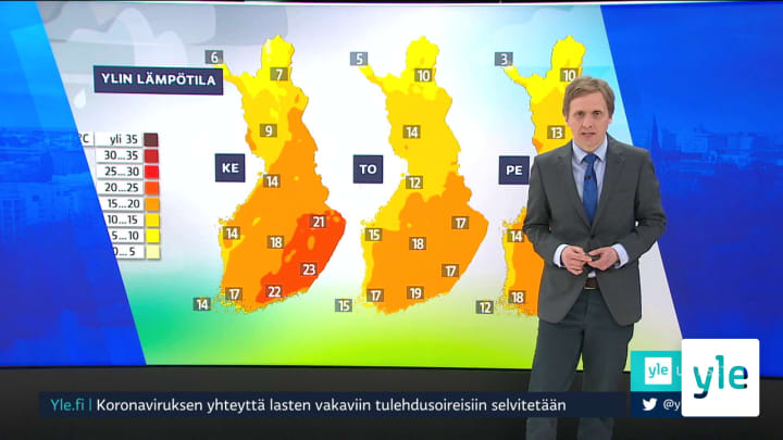 Sääennuste: 27.05.2020 07.50
