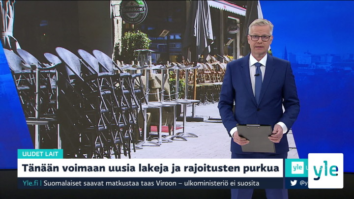Yle Uutiset klo 7.30: 01.06.2020 07.44