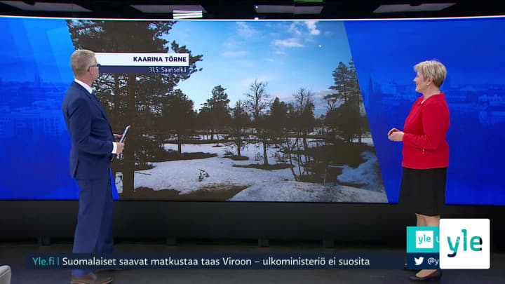 Sääennuste klo 7.40: 01.06.2020 07.48