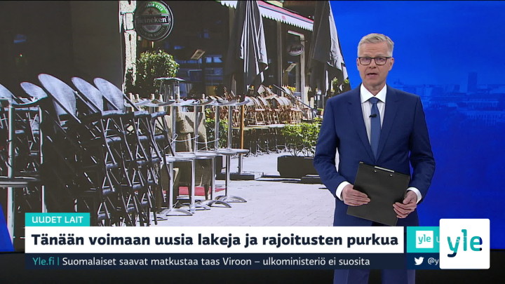 Yle Uutiset klo 9.00: 01.06.2020 09.20