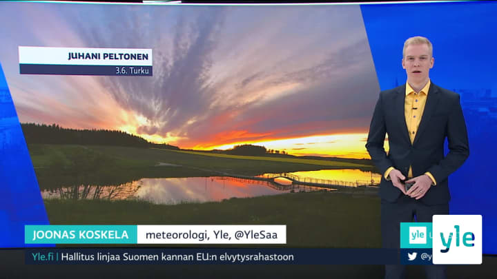 Sääennuste klo 7.40: 03.06.2020 07.45