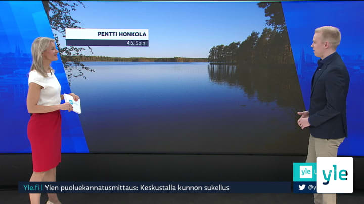 Sääennuste klo 7.40: 04.06.2020 08.01