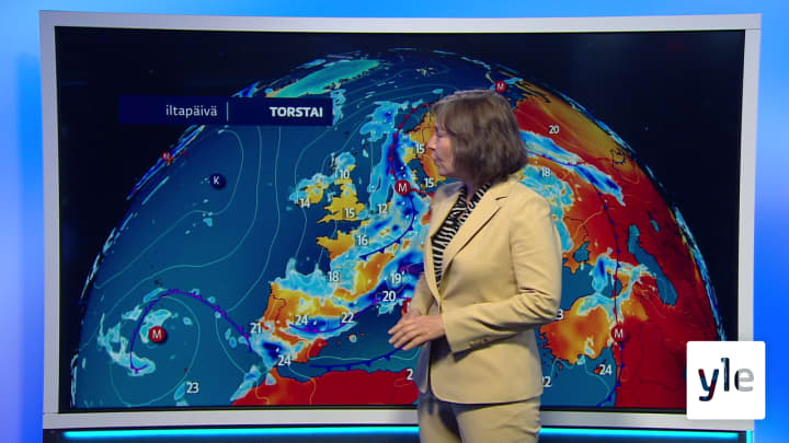 Sääennuste klo 18: 04.06.2020 18.40