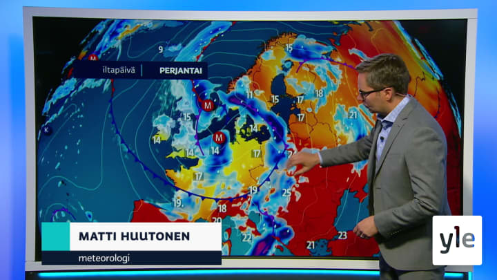 Sääennuste klo 18 (S): 05.06.2020 18.21