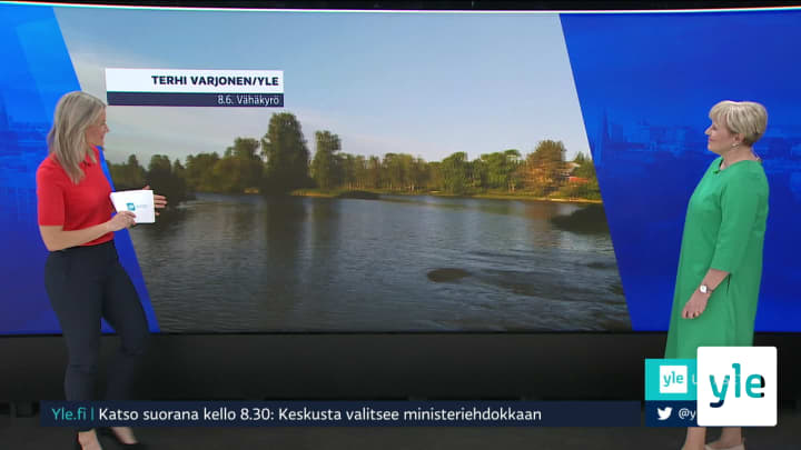 Sääennuste klo 7.40: 08.06.2020 07.47