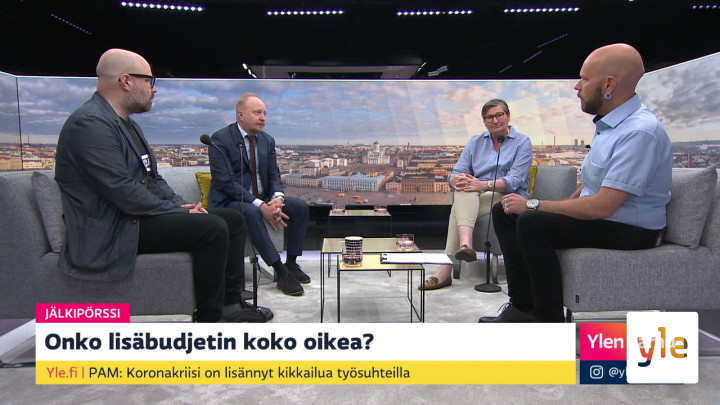 Lisäbudjetti, Vanhasen talouspolitiikka, koronalasku, Kulmunin väläytykset eläkeiän nostosta : 09.06.2020 08.13