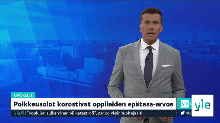 Yle Uutiset klo 9.00: 16.06.2020 09.20