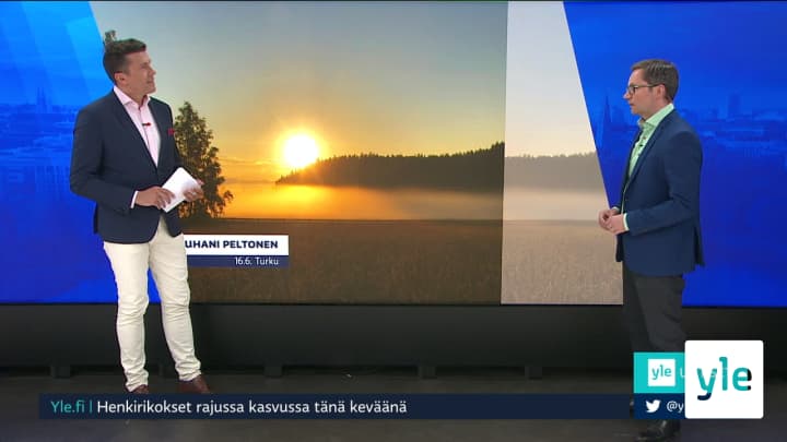 Sääennuste klo 7.40: 17.06.2020 07.50