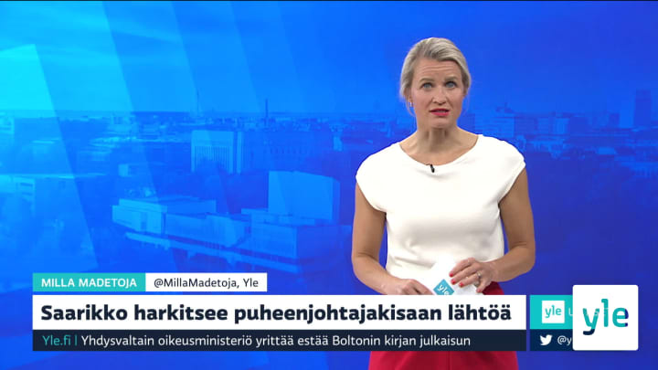 Yle Uutiset klo 9.00: 18.06.2020 09.14