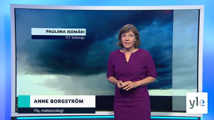 Sääennuste klo 18.00: 11.07.2020 18.30