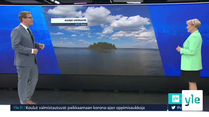 Sääennuste klo 7.40: 24.07.2020 07.49