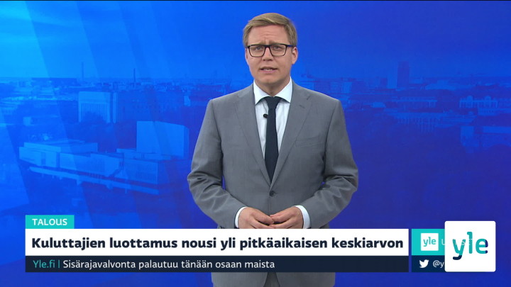 Yle Uutiset klo 9.00: 27.07.2020 09.33