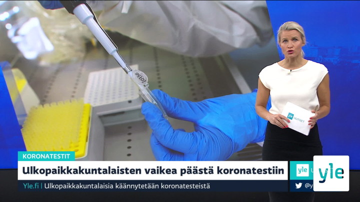 Yle Uutiset klo 7.30: 31.07.2020 07.50