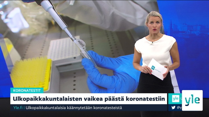 Yle Uutiset klo 9.00: 31.07.2020 09.21