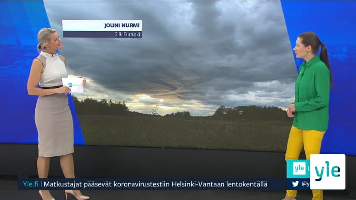 Sääennuste klo 7.40: 03.08.2020 07.45