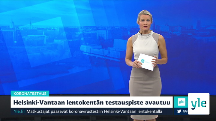 Yle Uutiset klo 7.30: 03.08.2020 07.45