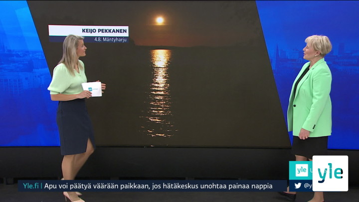 Sääennuste klo 7.40: 04.08.2020 07.57