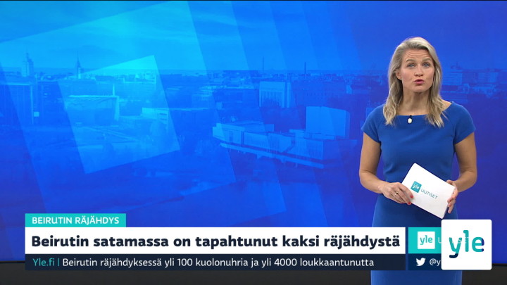 Yle Uutiset klo 9.00: 05.08.2020 09.22