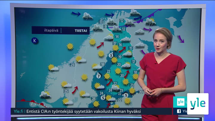 Sääennuste: 18.08.2020 08.08