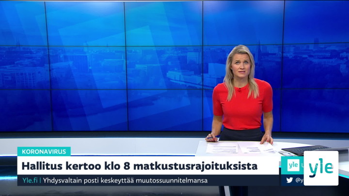 Yle Uutiset klo 7.30: 19.08.2020 08.08