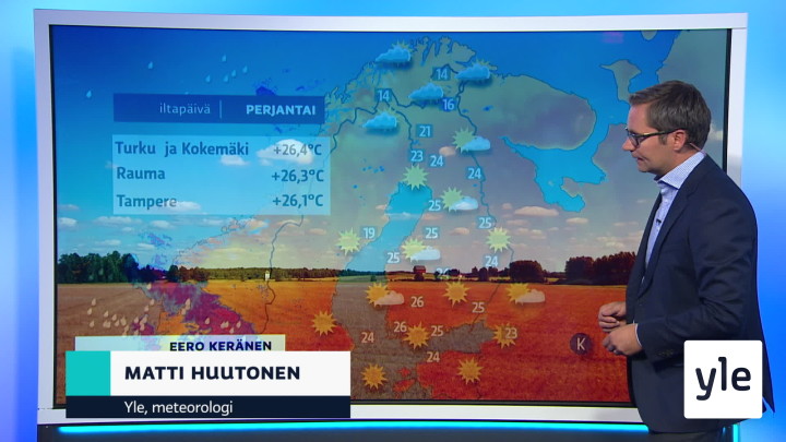 Sääennuste klo 18: 21.08.2020 18.40