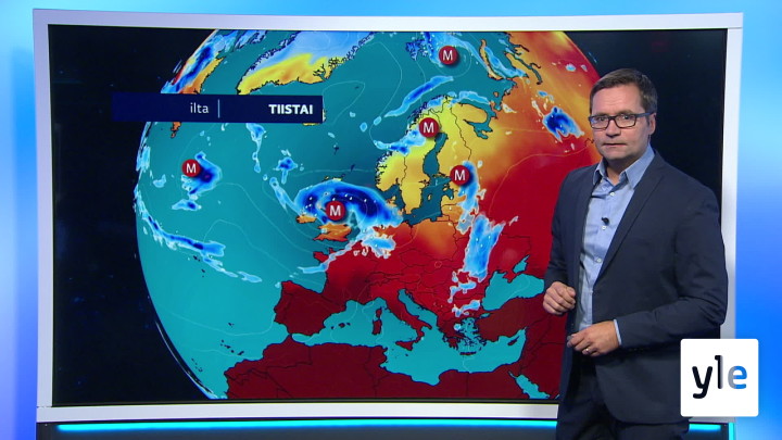 Sääennuste klo 18.00: 23.08.2020 18.30