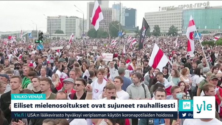 Yle Uutiset klo 7.30: 24.08.2020 07.45