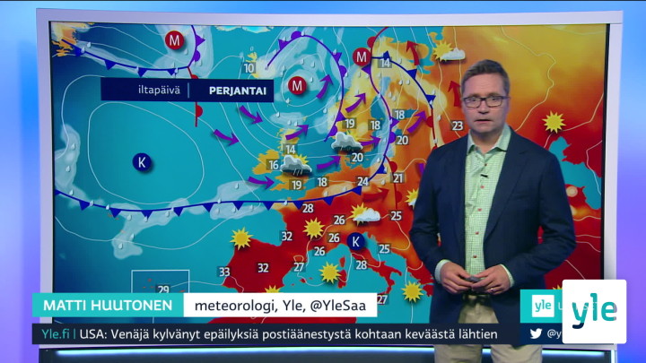 Sääennuste klo 7.40: 04.09.2020 07.55