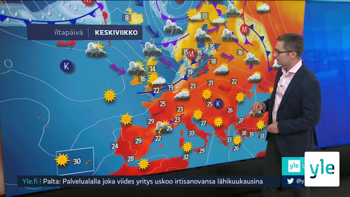 Sääennuste: 09.09.2020 07.59