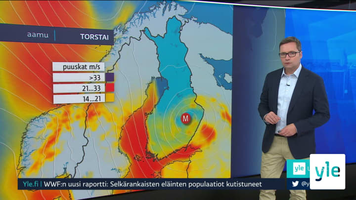 Sääennuste: 10.09.2020 07.51