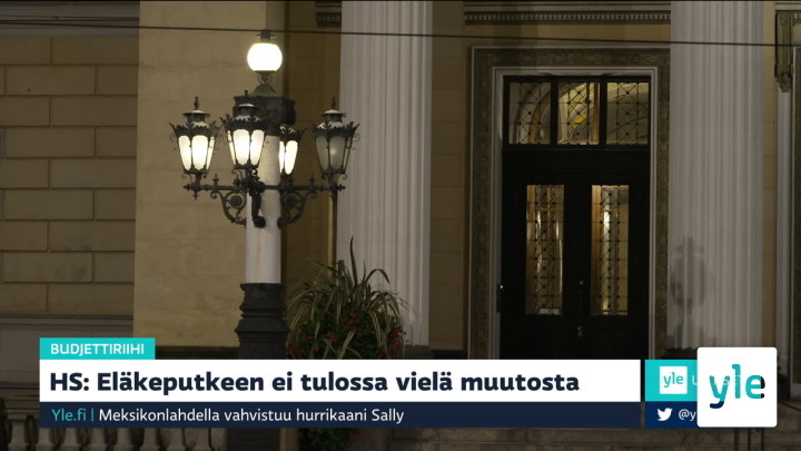 Yle Uutiset klo 7.30: 15.09.2020 07.45