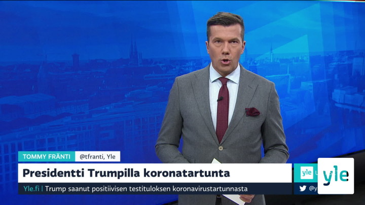 Yle Uutiset klo 9.00: 02.10.2020 09.20