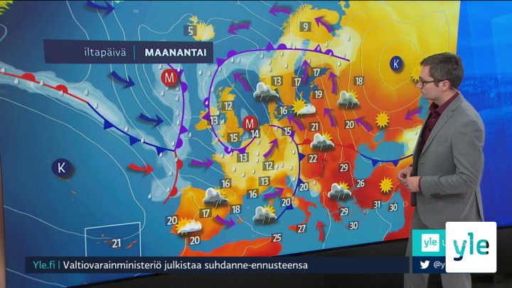 Sääennuste klo 7.40: 05.10.2020 07.52