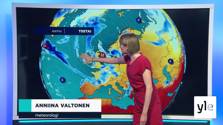 Sääennuste klo 18.00 (S): 05.10.2020 18.29