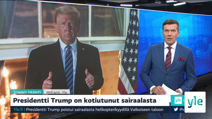 Yle Uutiset klo 9.00: 06.10.2020 09.18