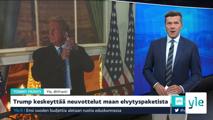 Yle Uutiset klo 7.30: 07.10.2020 07.30