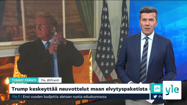 Yle Uutiset klo 9.00: 07.10.2020 10.10