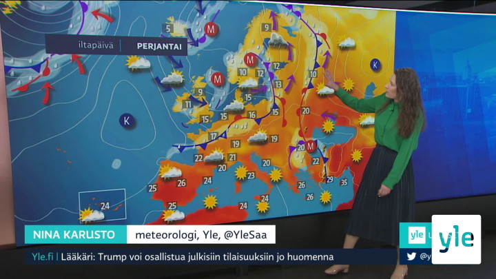 Sääennuste klo 7.40: 09.10.2020 07.51