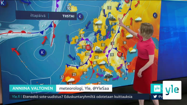 Sääennuste klo 7.40: 13.10.2020 07.48