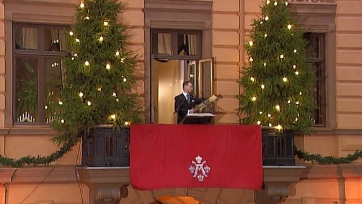 Vanhin ohjelmaformaatti - joulurauhan julistus Vanhin ohjelmaformaatti - joulurauhan julistus